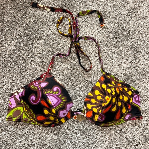 Victoria's Secret Other - Victoria’s Secret Y2K Colorful Patterned Bikini Top